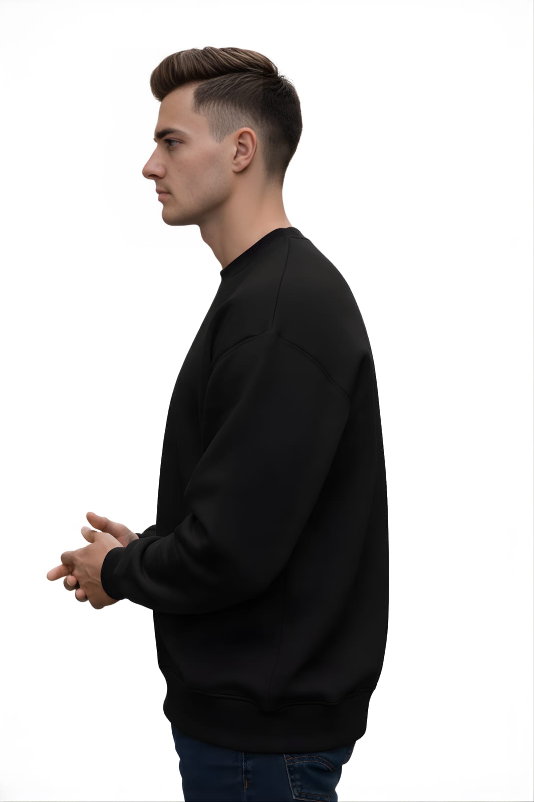 Drop Shoulder  Sweartshirt