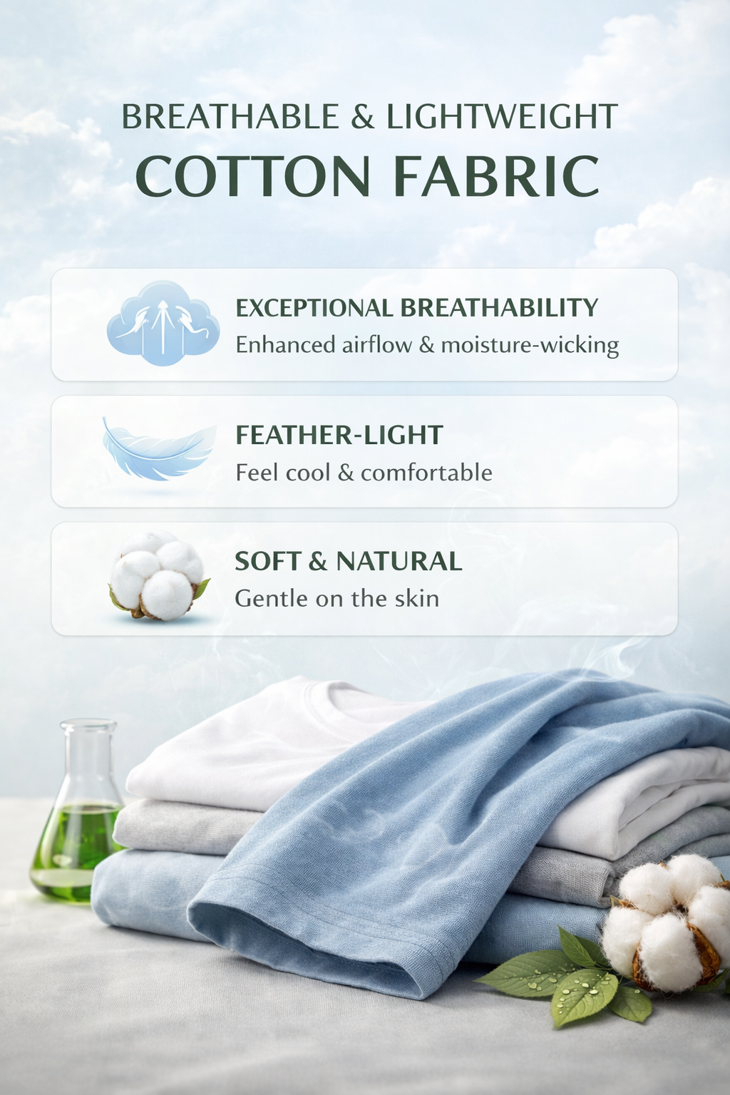 Men Solid Bio Washed Premium Cotton Lightweight & Breathable Regular Fit T-Shirt