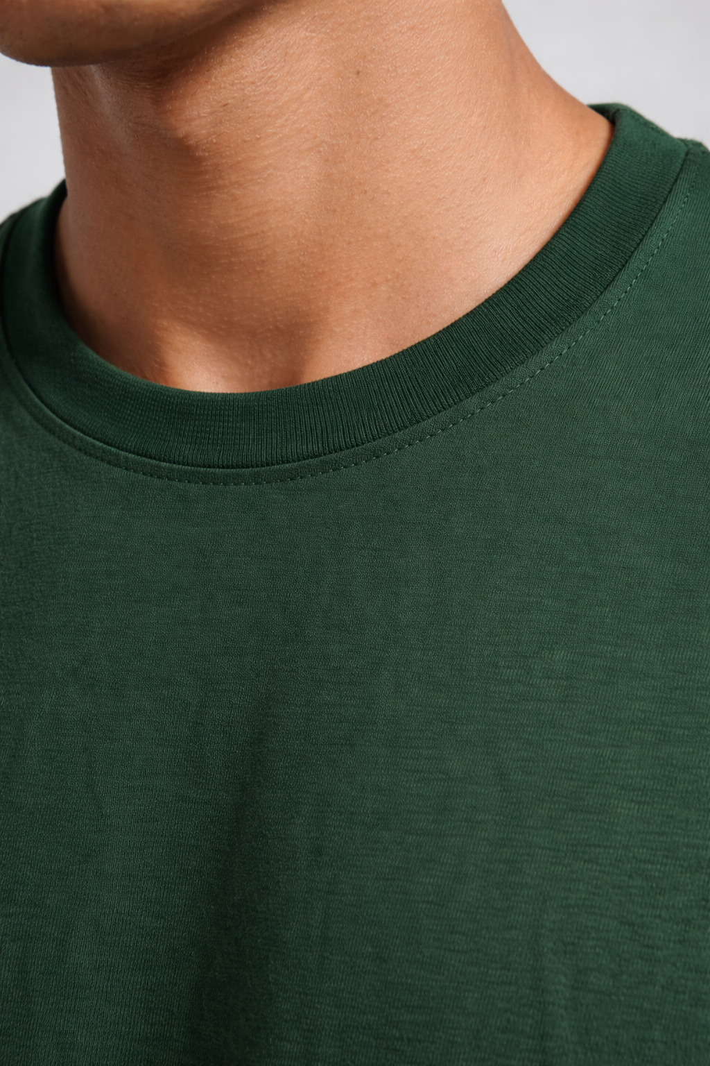Men Solid Bio Washed Premium Cotton Lightweight & Breathable Regular Fit T-Shirt