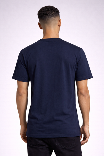 Men Solid Bio Washed Premium Cotton Lightweight & Breathable Regular Fit T-Shirt